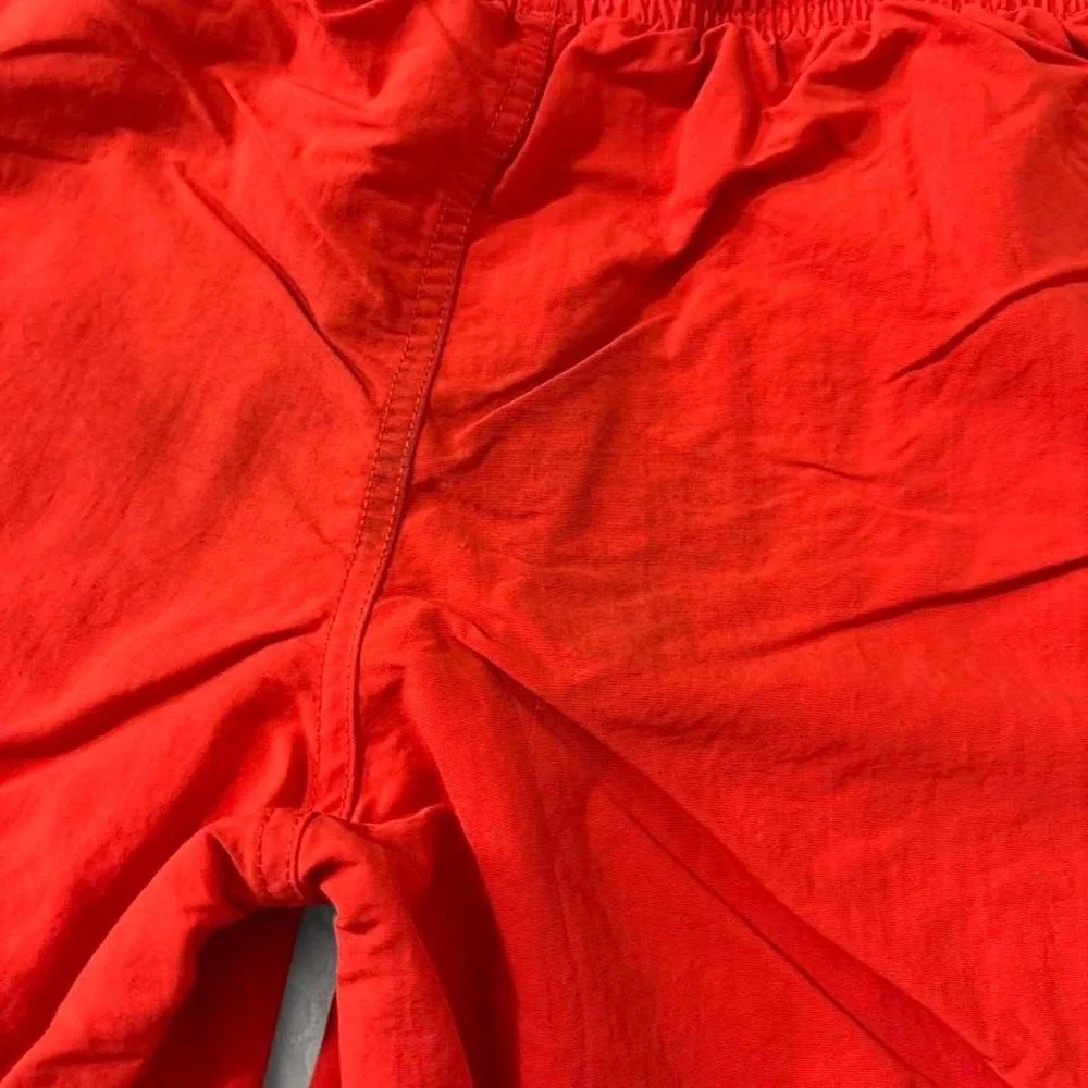 Patagonia Kids Baggies Shorts Red Elastic Waist Mesh Lined Size Large L